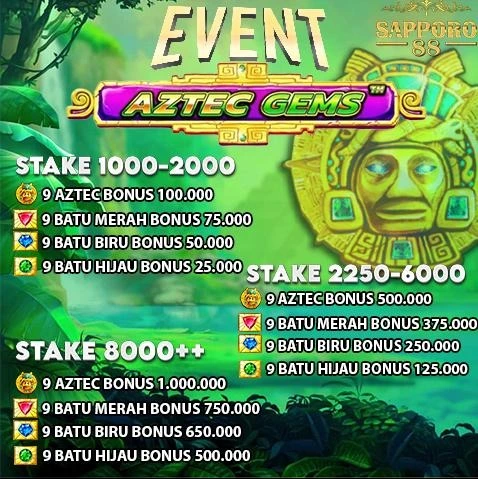  event aztec gems sapporo88